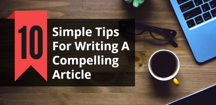 How to Write a Good Article in One Easy Lesson