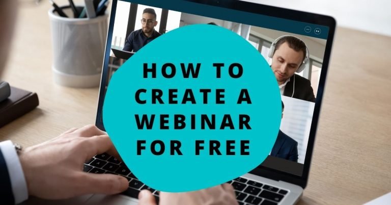 how to create a webinar for free